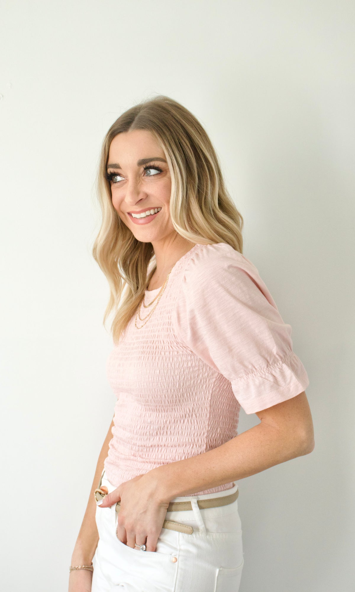 Lotus Smocked Blouse