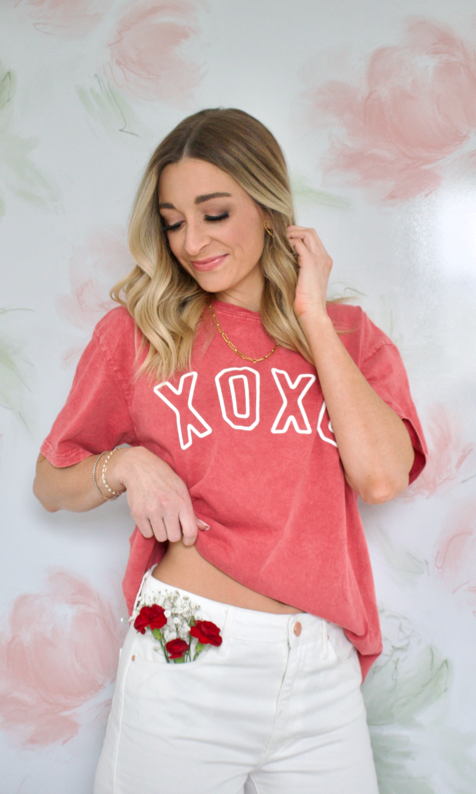 XOXO Oversized Graphic Tee